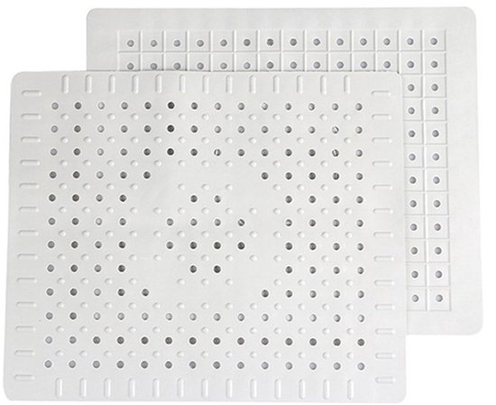Lot de 2 tapis d'évier - 31 x 26 cm - Caoutchouc - Tapis d'évier - Tapis d'évier - Pour évier - Tapis - Protection d'évier - Protection anti-éclaboussures - Tapis d'égouttage