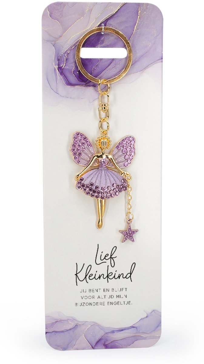 Engel Sleutelhanger "Lief kleinkind"