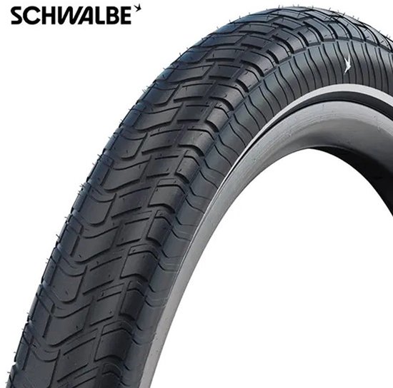 Buitenband Schwalbe Motion Big Apple RaceGuard - 20 x 2.00" / 50-406 - zwart met reflecterende strepen — afbeelding 2