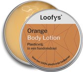 Loofys Body Lotion Orange – Natuurlijke & Hydraterende Bodylotion – Plasticvrij, Vegan & Duurzaam – Herbruikbaar Blikje – 30g