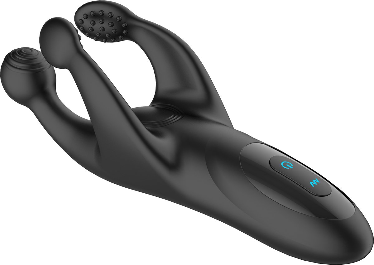 Rogue - Tapping & Vibrerende Penis Stimulator - Zwart