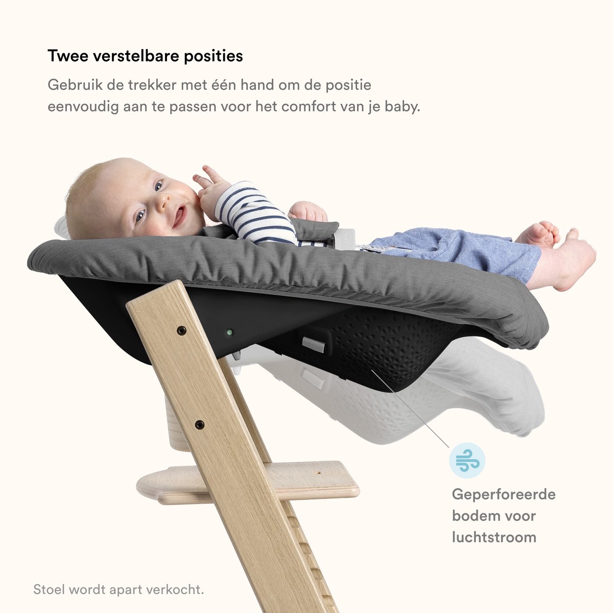 Stokke Tripp Trapp Newborn Set Anthracite – 0-9 kg thumbnail 4