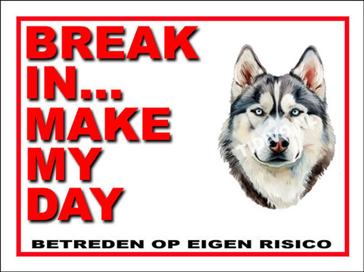 Mackenzie River Husky 1 - Met 4 Gaatjes + 4 Pluggen + 4 RVS Schroeven