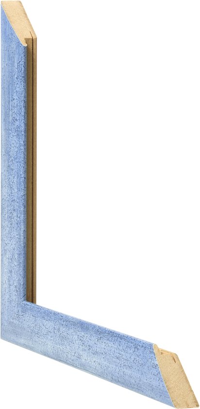 FramoLUXUS 56 cm x 20 cm MDF houten fotolijst in de kleur rood geveegd