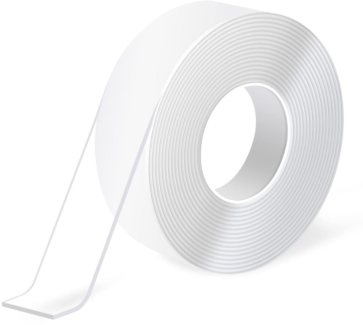 EXCITAT Nano Tape - Dubbelzijdige tape - Verwijderbaar - Zonder strepen - Geschikt voor tapijten, fotowanden, keukens, huizen en auto's - 2 mm dik, 3 cm breed, 3 m lang