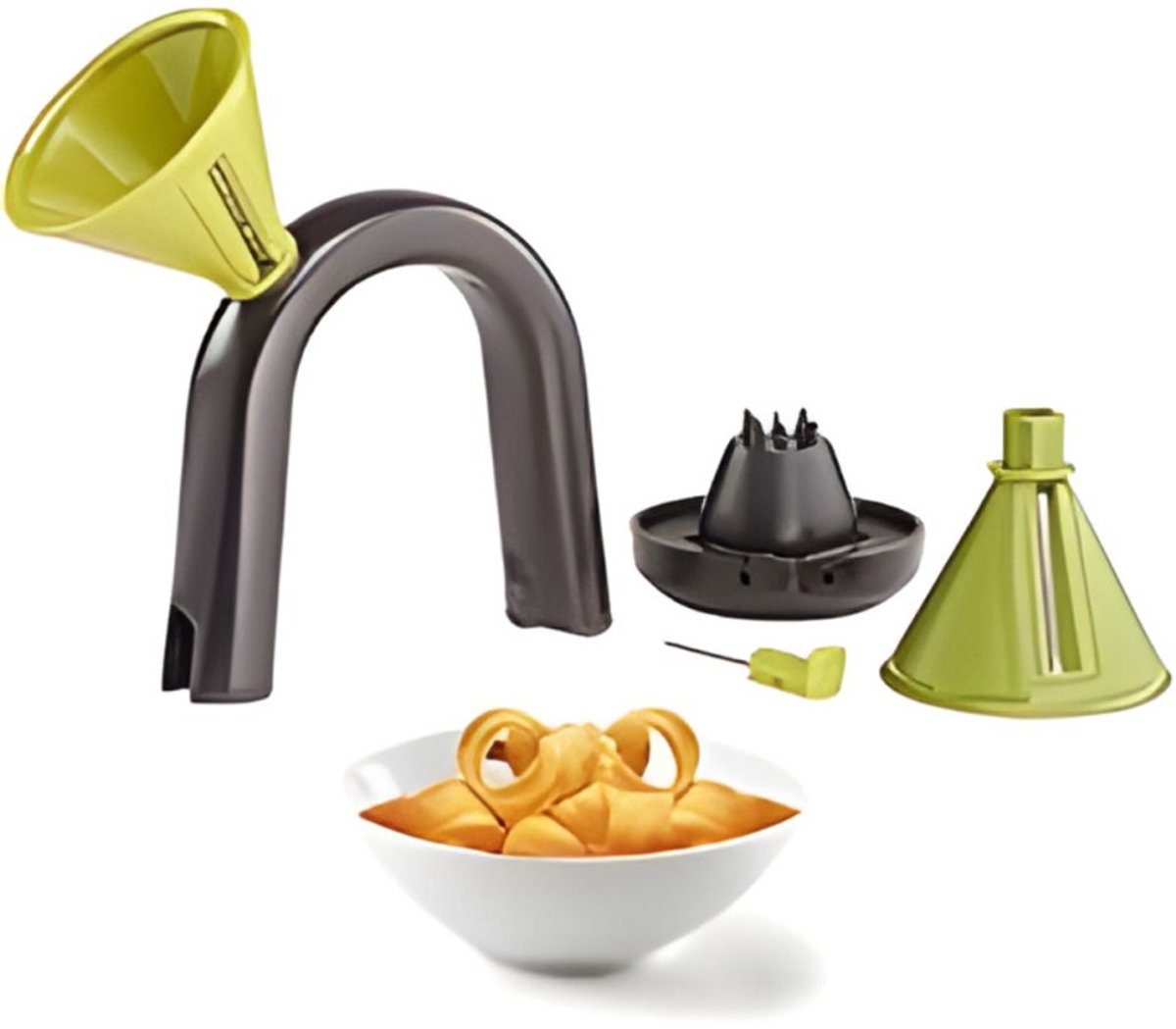 Tefal Ingenio spiraal groentesnijder - RVS, groen/zwart