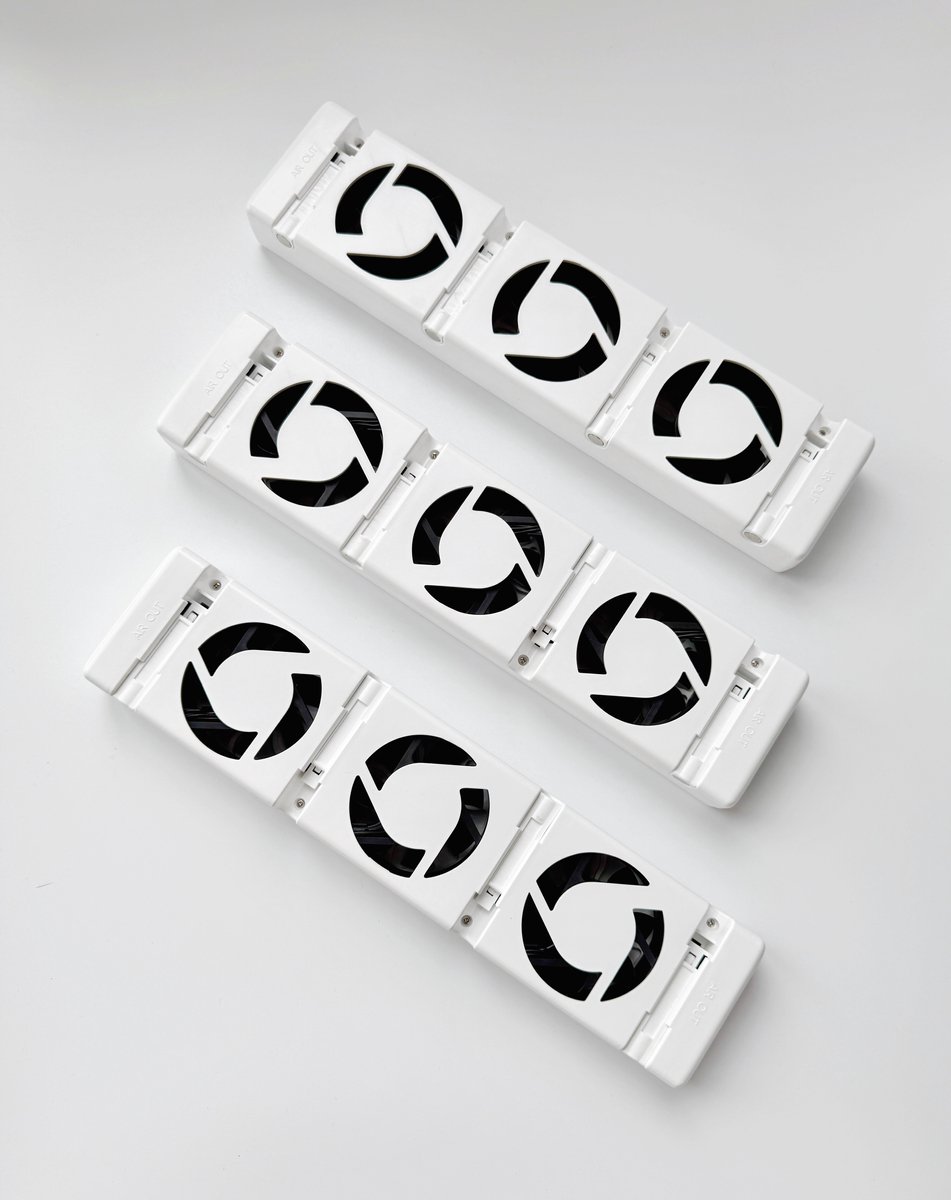 CozyVent Radiatorventilator Trio – Next Generation Afstandsbediening & Display – Energiebesparende Radiator Booster