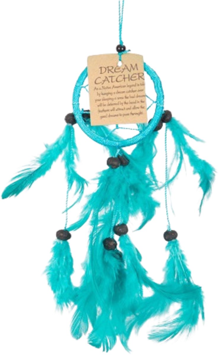 Ruben Robijn Dromenvanger ⌀ 6CM Turquoise - alleen veren n.n.b