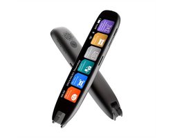 Aipen Vertaalcomputer - Vertaal Apparaat - Vertaalpen - 142 Talen - Slimme Vertaler - Smart Scanner Translator - Ai Vertaal Apparaat - Spraak Vertaal Functie - Voorleespen - Zakelijk Woordenboek - Met Lcd-Scherm - Draagbare Vertaler - Zwart