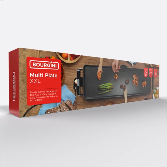 De verpakking van de Bourgini Multi Plate XXL bakplaat.