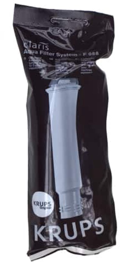 Krups Claris Aqua Filter Systeem F088 in een transparante verpakking