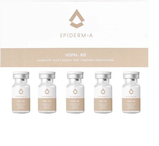 EPIDERM-A HSPN+ 60 / Huidbooster voor huidregeneratie en huidverjonging 5 x 5 ml