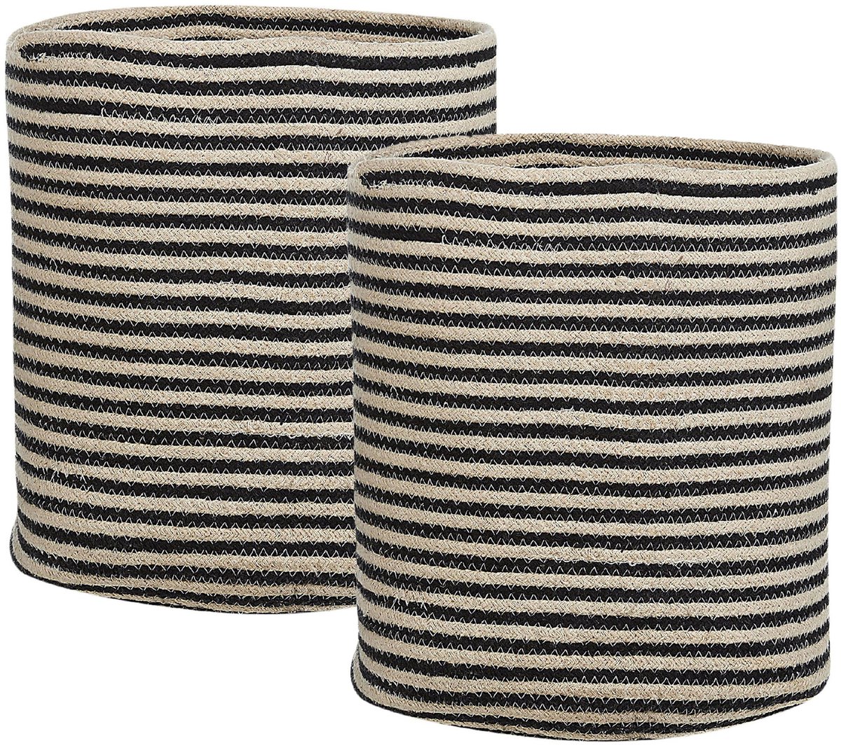BELIANI YERKOY - Mand set van 2 - Beige - Katoen