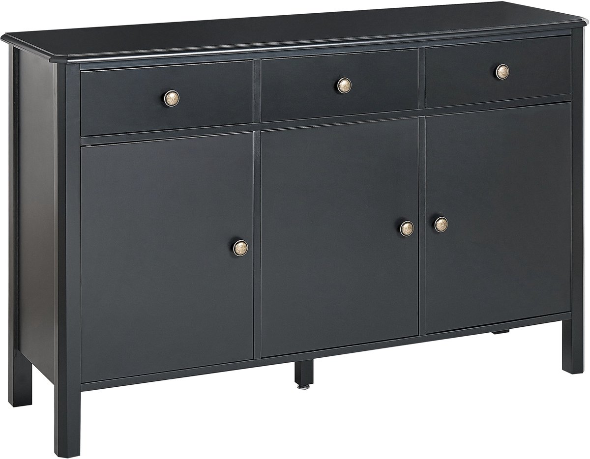 OLATE - Sideboard - Zwart - MDF