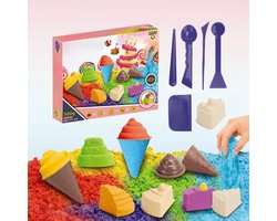foto van Kinetisch zand - Kinetic Sand - Super Zand - Magisch Zand - Sensorisch Speelgoed - Kneedbaar zand - Speelzand - Montessorispeelgoed - 500 gram