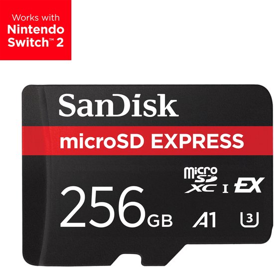 Sandisk MicroSD Express Card 256GB 650MB/s