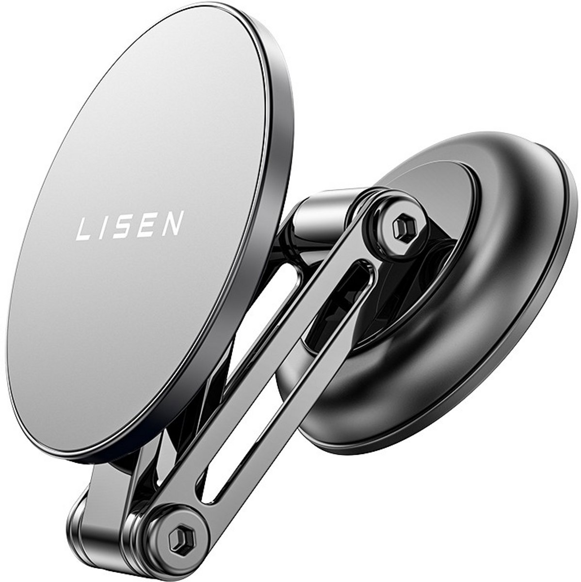 Nieuw!! Lisen ULTRA Krachtig Magnetische Telefoonhouder Auto – 360° Opvouwbaar, Sterke MagSafe Magneet, Anti-Shake Dashboard & Voorruit Houder – Geschikt voor iPhone & Smartphones 4-7 inch 2026