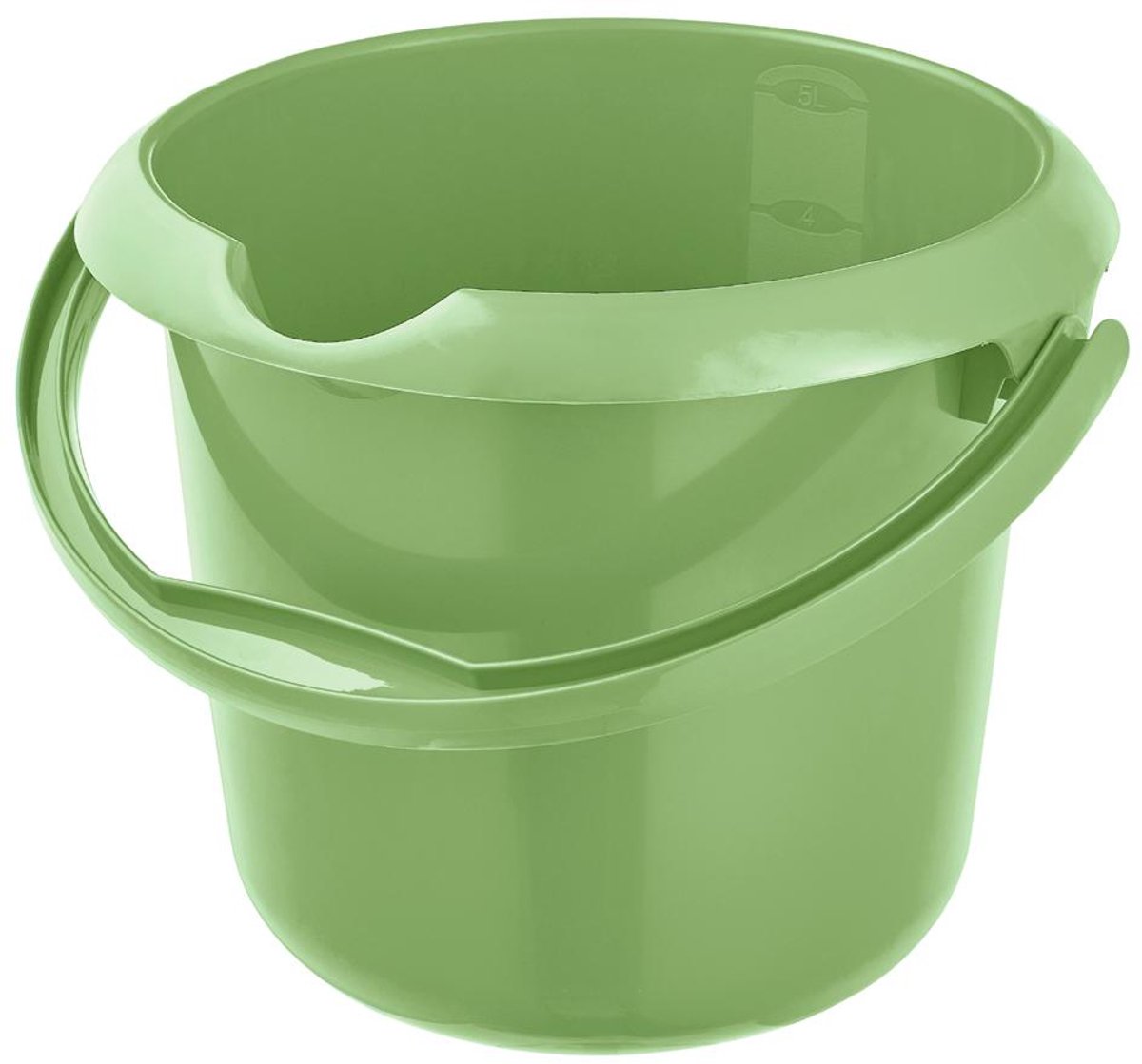 keeeper Schoonmaakemmer 'mika eco' rond 5 liter, grasgroen