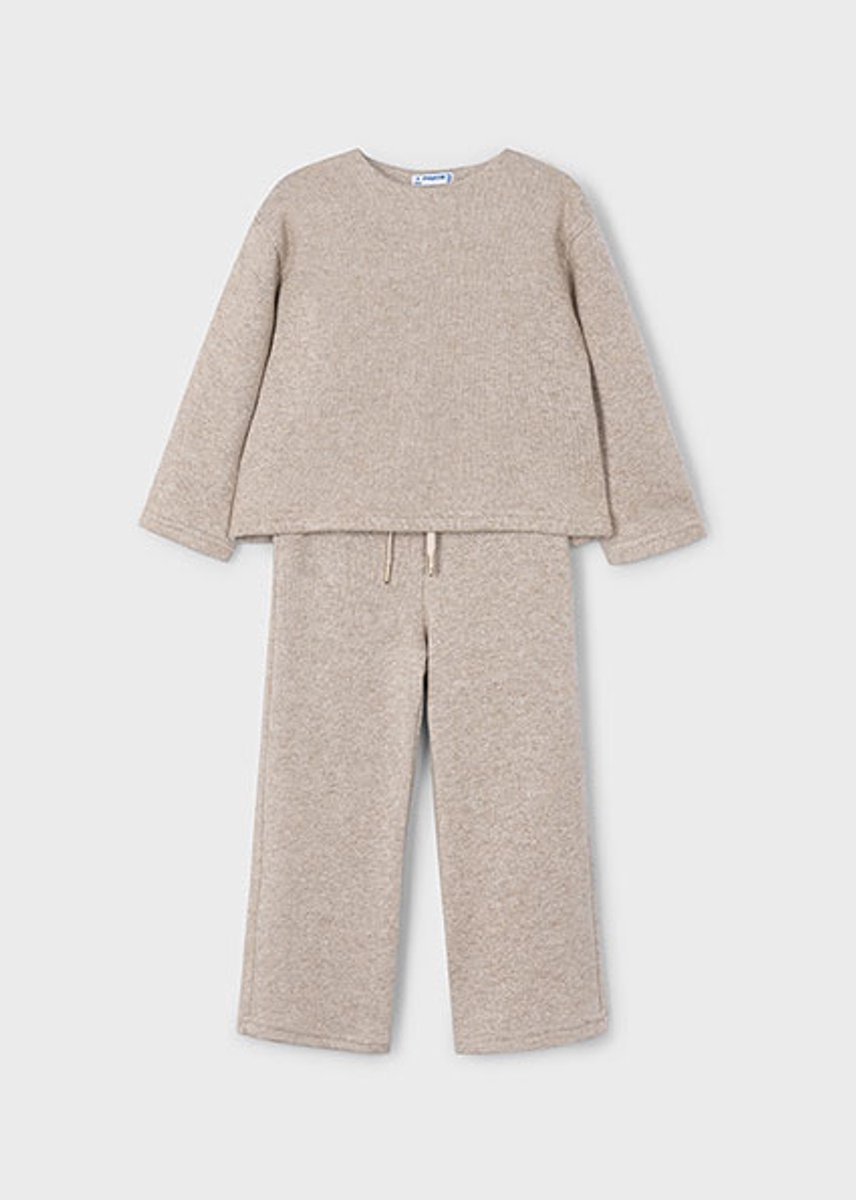 MAYORAL Knit Pants Set Broeken Meisjes - Beige - Maat 104