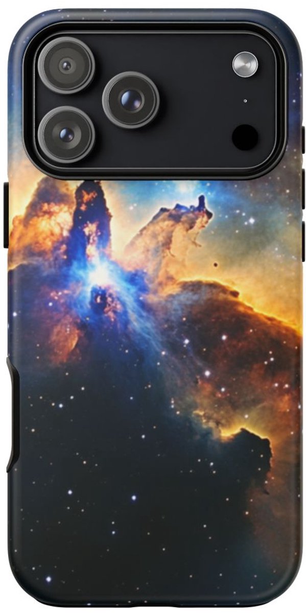 Kleurrijke Nevel in de Ruimte – Telefoonhoesje Geschikt voor iPhone 17 Pro Max