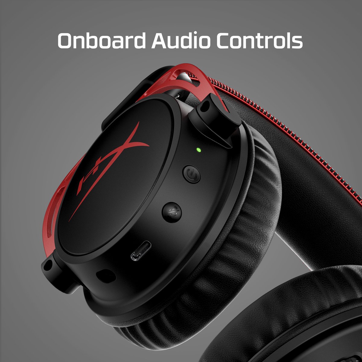 HyperX Cloud Alpha Pro Gaming Headset - PC, PS4, PS5, Xbox One & Xbox Series - Zwart/Rood thumbnail 8