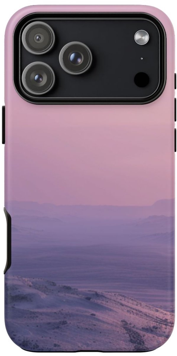 Buitenaards Landschap met Twee Zonnen – Telefoonhoesje Geschikt voor iPhone 17 Pro Max