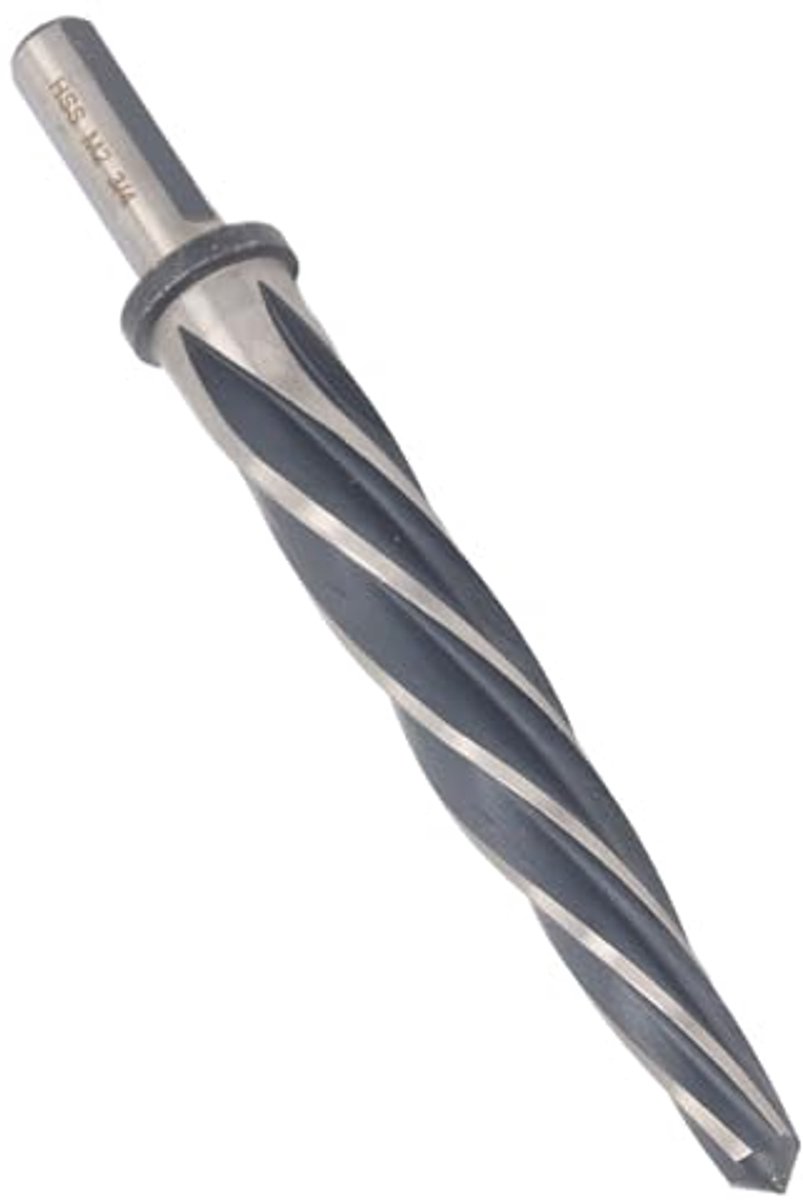 Construction Reamer 6542 and M2 HSS 3/4 Inch Round Shaft 5 Flutes Spiral Maintenance Reamer Professional Accessories