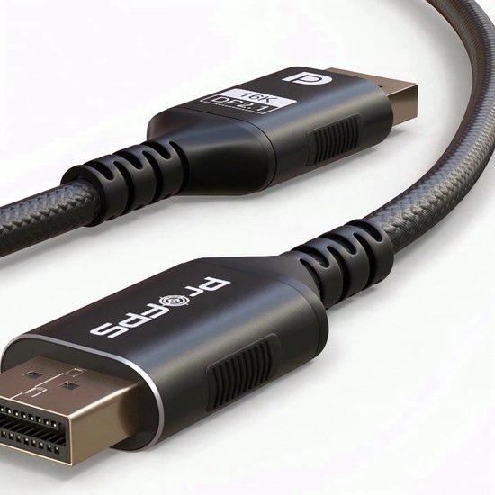 ProFPS DisplayPort Kabel 2.1 - 5 Meter - 80Gbps - 16K 60Hz - 8K 120Hz