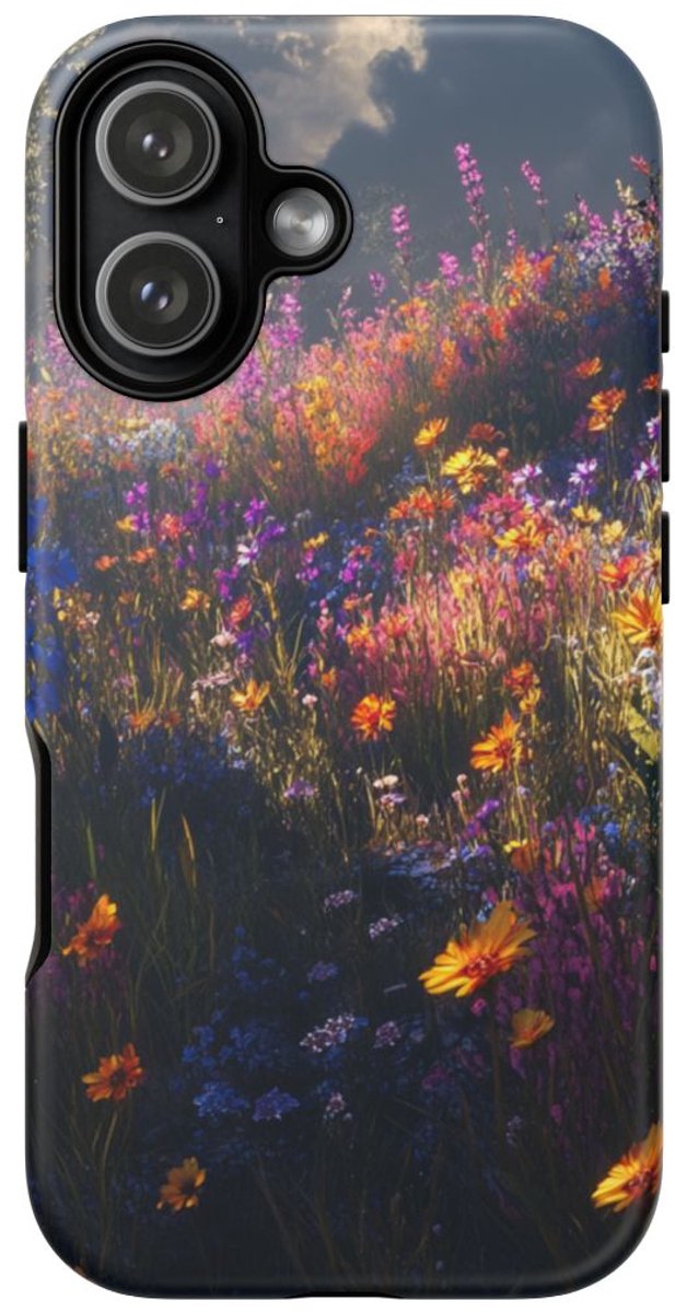 Levendig Bloemenweide Ontwerp – Telefoonhoesje Geschikt voor iPhone 17