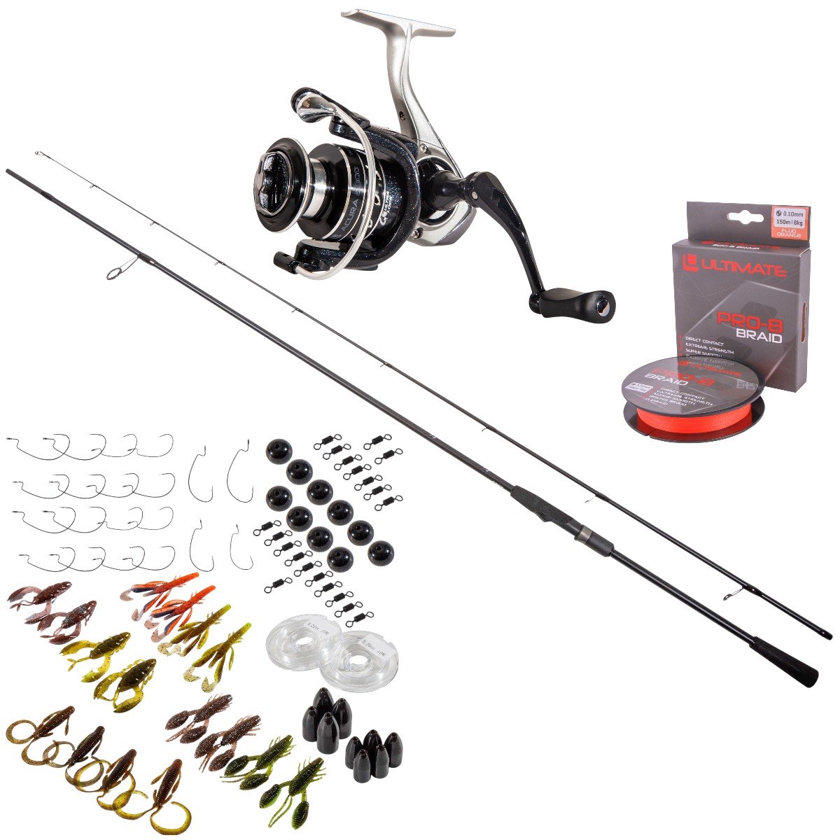 Ultimate Texas Carolina Complete Hengelset 2.21m (5-20g) - Carolina Rig