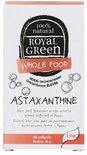 Doos met Royal Green Astaxanthine, 60 softgels, 4 mg. Gekweekt op Hawaii in een schone omgeving.