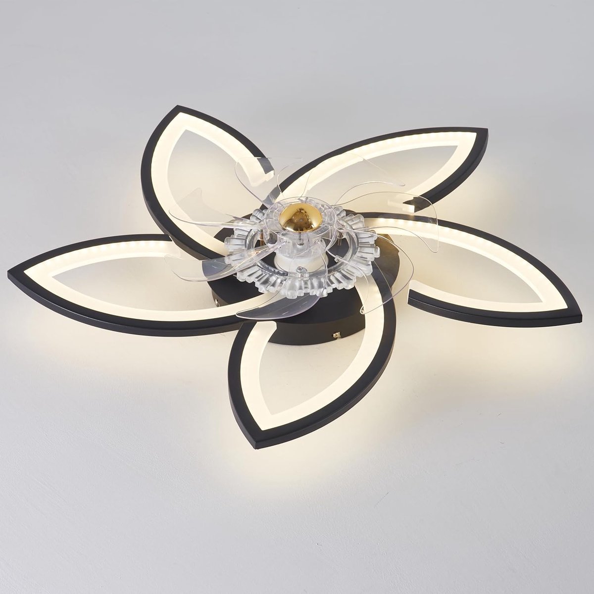 Moderne Dimbare Plafondventilator met Verlichting en Afstandsbediening – foto 5