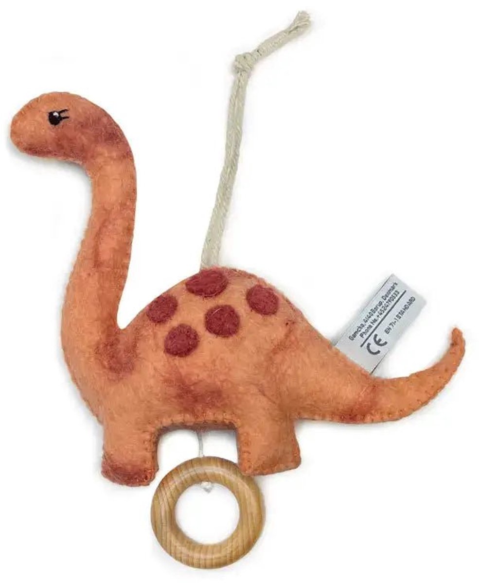 Muziek Mobiel Brachiosaurus Roze - Muziekmobiel