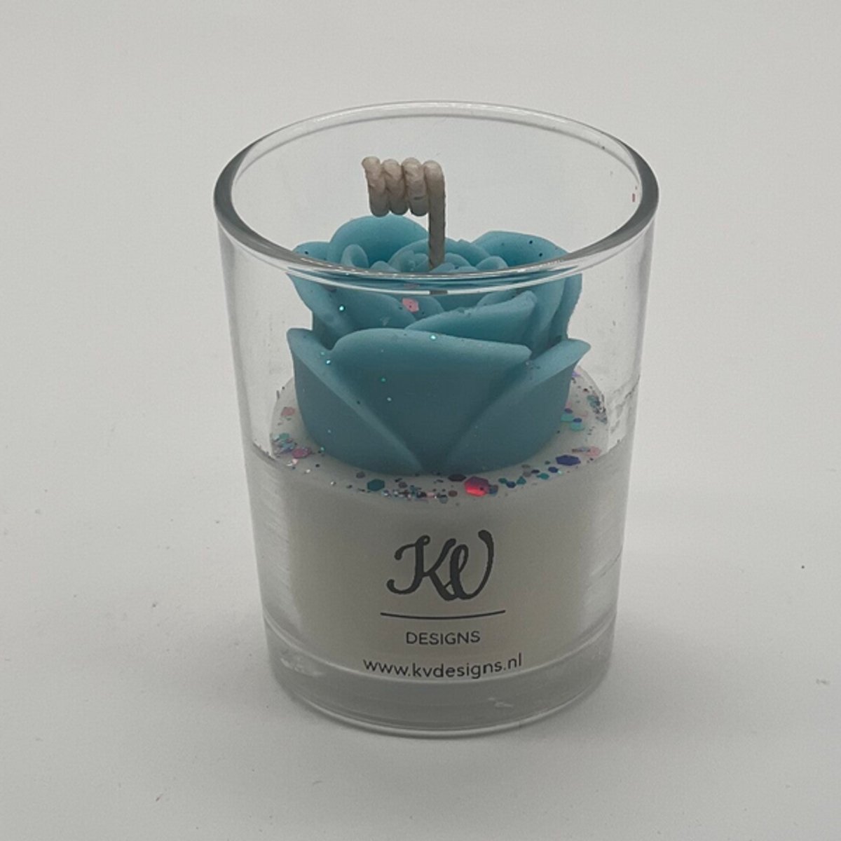 Kaars in glazen pot - 668