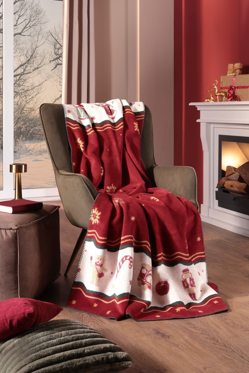 Villeroy & Boch Toy's Delight Ruby woondeken 150 x 200 cm donkerrood