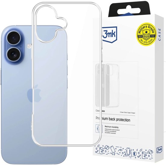 Coque transparente en polymère pour Apple iPhone 17 - 3mk Clear Case
