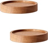 AceList Wandplank, hout, zwevende plank, rond