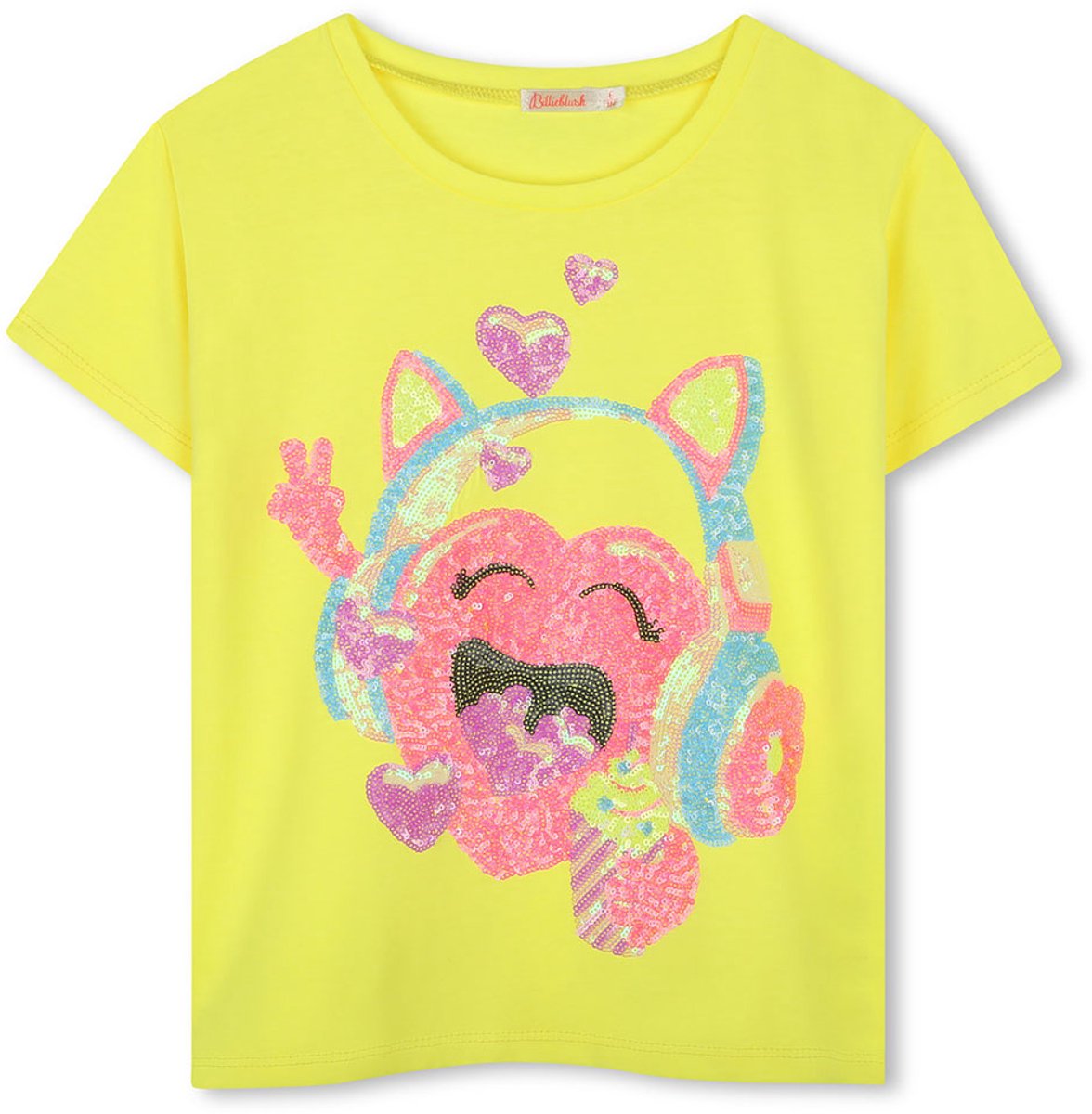 Billieblush U20924 T-shirt Met Korte Mouwen Geel 6 Years Meisjes