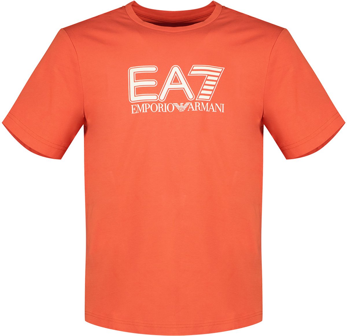 Ea7 Emporio Armani 6dpt62-pjvqz T-shirt Met Korte Mouwen Oranje XS Man
