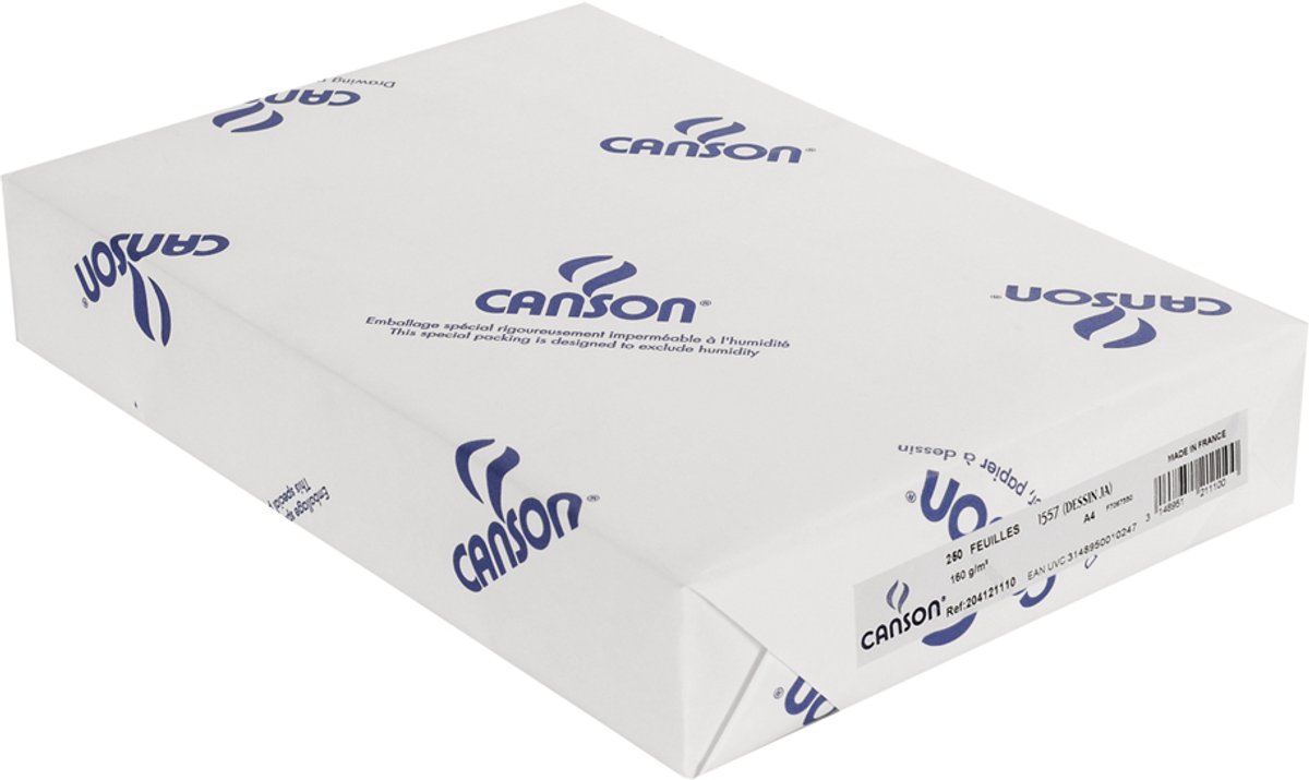 Canson tekenpapier 180 g/m², A4-formaat