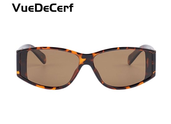 VueDeCerf Unisex Zonnebril - CAT 3 Zonnebril - UV380 - Cat Eye - Bruin Montuur met Bruine Glazen van VueDeCerf — afbeelding 4
