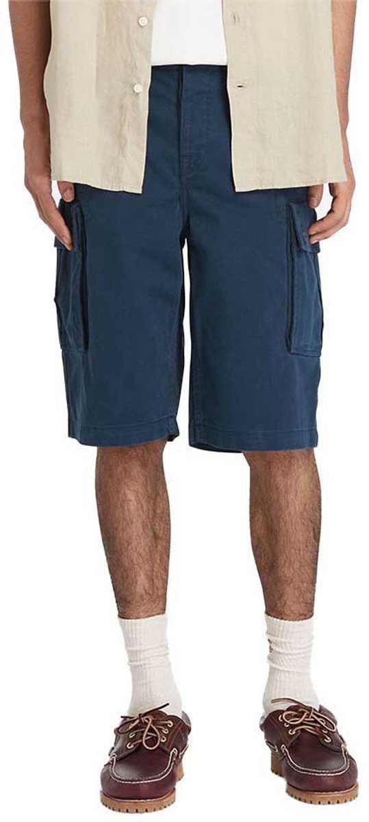 Timberland Brookline Twill Cargo Shorts 30 Man Dark Sapphire
