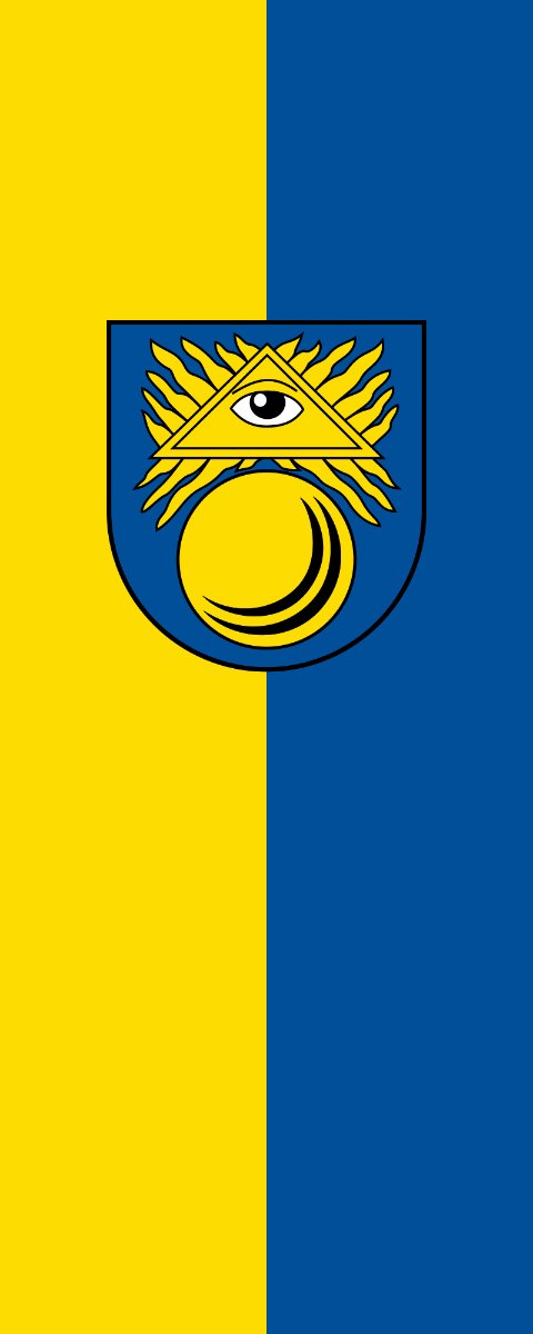 Vlag Bad Krozingen 100x150cm