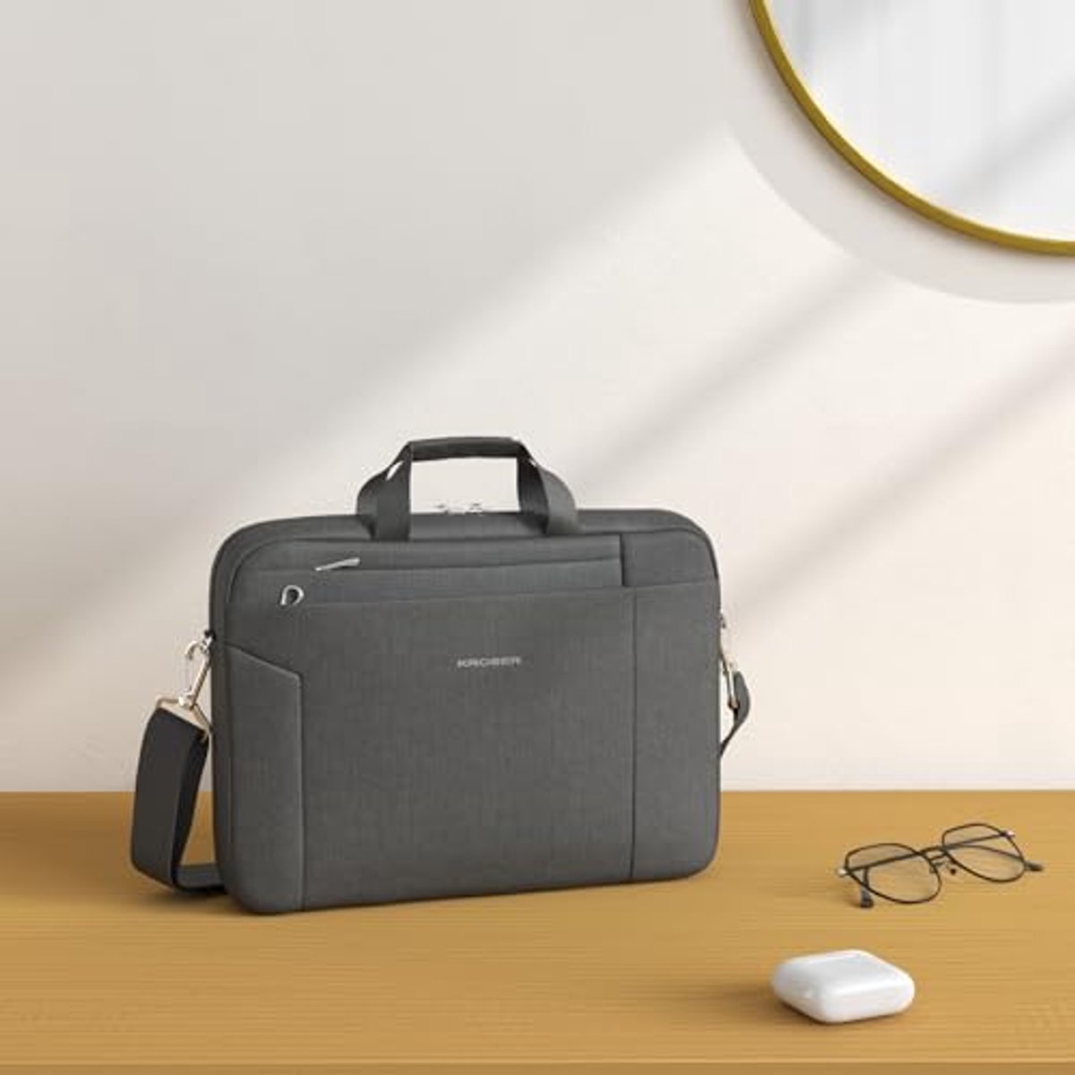 Laptoptas 15,6 Inch Waterafstotend - Zakelijke Handtas voor Laptop en Tablet