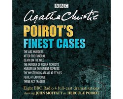 Omslag van Poirots Finest Cases CD Boxset