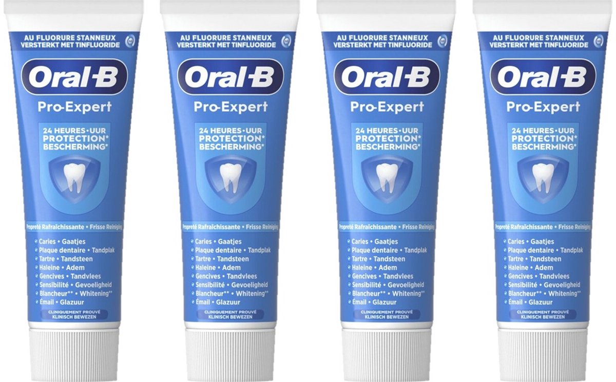 Oral-B Tandpasta Pro-Expert Intense Reiniging - 4 x 75 ml