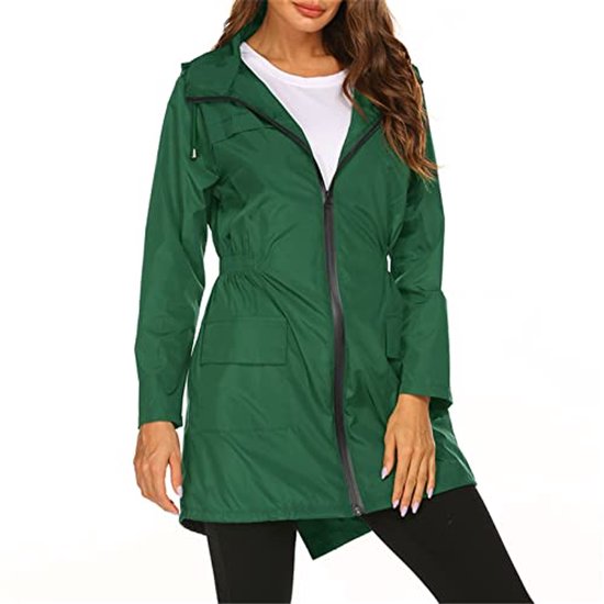 KUTOOK HC402 Waterdichte softshelljas voor dames, afneembaar, verstelbaar, ademend, licht, voor hardlopen, wandelen, skiën, fietsen, zwart, L KUTOOK HC402 Waterdichte softshelljas voor dames, afneembaar, verstelbaar, ademend, licht, voor hardlopen, wandelen, skiën, fietsen, zwart, L