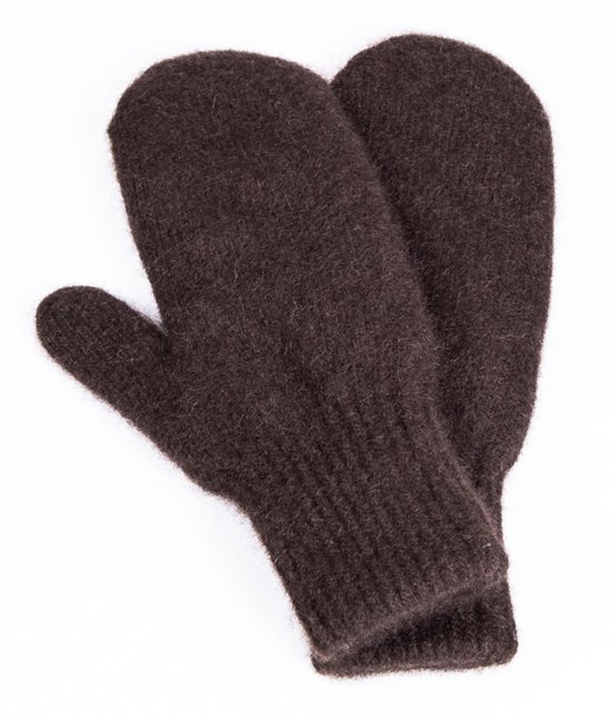 Mitaines de fabrication mongole 100 % laine de yak - Pour femmes et hommes - Douceur inégalée - Chaudes - Couleur naturelle