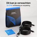 Verpakking met twee Voomy C710 kabels, handleiding en verpakking.