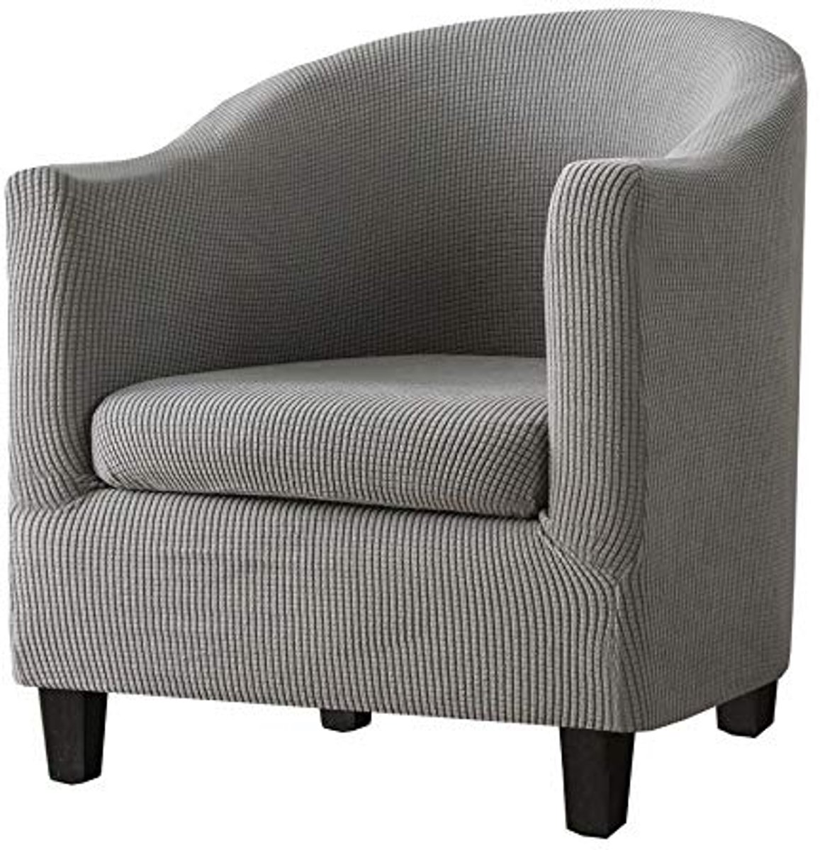 Image of 2 stuks kuip stoelhoezen voor fauteuils - stretch slipcovers voor meubels